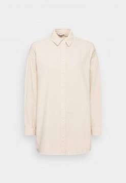 Monki Damen Hemdbluse - Beige Dusty Light -Monki Verkäufe 2022 1814990f233f4496839708ed679f35bd