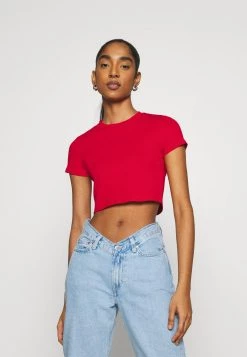 Monki T-Shirt Print - Red/white | Damen -Monki Verkäufe 2022 1840ccda54714caab0c14e1c8c2a1eb2