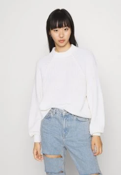 Monki Damen Strickpullover - White