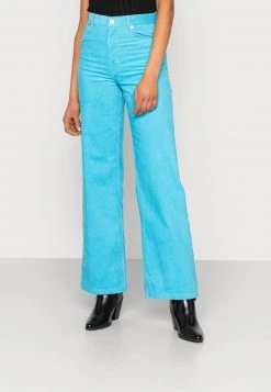 Monki Damen Stoffhose - Blue