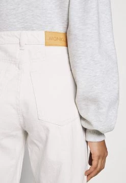 Monki Damen Jeans Straight Leg - White Light -Monki Verkäufe 2022 19e7ead704d54a7682b66a6d386efd1e