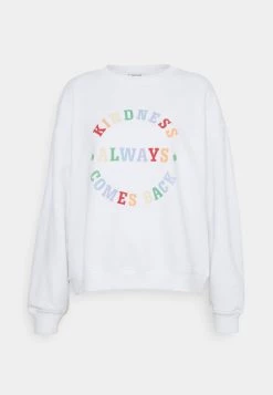 Monki Sweatshirt - Kindness Always | Damen -Monki Verkäufe 2022 1a5111834c5f4bf8a76b395a6b8c9024