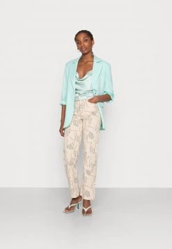 Monki Damen Top - Turquoise Bright -Monki Verkäufe 2022 1a8ea8ec30ab46ae868174e8ac593968