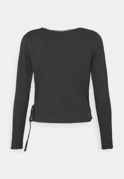 Monki Damen Langarmshirt - Black -Monki Verkäufe 2022 1a90949727ff4388a0707ca31813980f