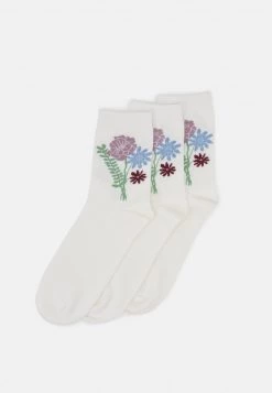 Monki Socken - White Dusty Light | Damen