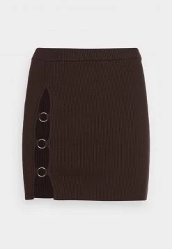 Monki Damen Minirock - Brown Dark -Monki Verkäufe 2022 1b05c460efa84f30813d32f76f4901ae