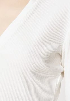 Monki Damen Langarmshirt - White -Monki Verkäufe 2022 1b32f485576a490486b136bcc0b3ddd5