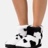 Monki Damen Stiefelette - White Dusty Light