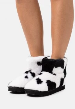 Monki Damen Stiefelette - White Dusty Light