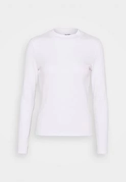Monki Damen Langarmshirt - White Solid -Monki Verkäufe 2022 1cd0cef741b34ff68c679e0a304bac6a