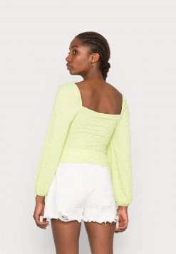 Monki Damen Langarmshirt - Green Light Solid -Monki Verkäufe 2022 1e9f0b07623b4e1491c782d9c7e68f10