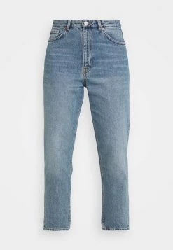 Monki Damen TAIKI - Jeans Straight Leg - Mid Blue -Monki Verkäufe 2022 20292a66f345449f9799db0f87748cd2