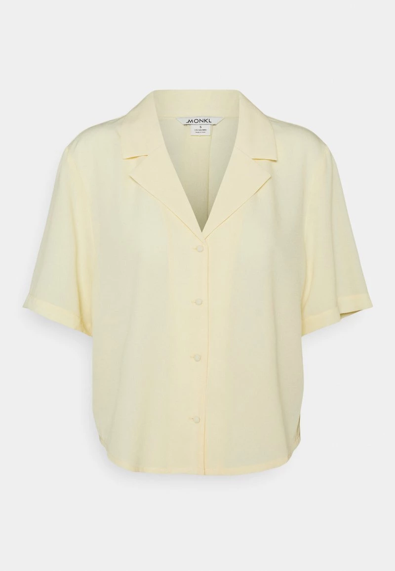 Monki Damen Bluse - Yellow Dusty Light 5 Monki Damen Bluse - Yellow Dusty Light – Bild 5