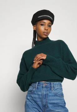 Monki Damen Strickpullover - Green Dark Melange -Monki Verkäufe 2022 2192b90f130a4609989c3e4c40824876