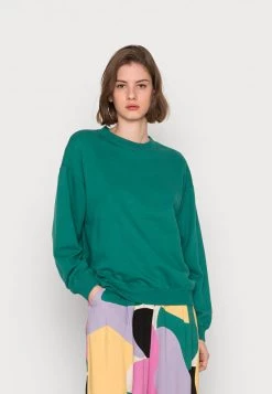 Monki Damen Sweatshirt - Green