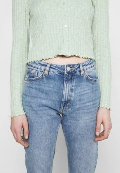 Monki Damen Jeans Straight Leg - Blue Medium Dusty -Monki Verkäufe 2022 228aab6003724c9ba73a912da8ec8121