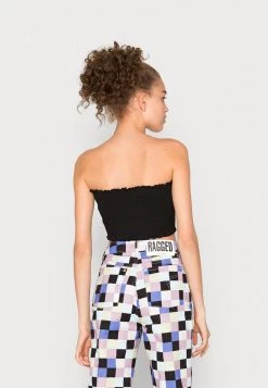 Monki Damen Top - Black -Monki Verkäufe 2022 24dbf276222f449ea7b0dc85d020f184