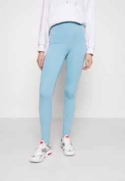 Monki Damen LOISA - Leggings - Hosen - Blue Light