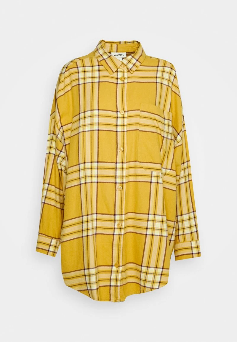Monki Damen Hemdbluse - Yellow 5 Monki Damen Hemdbluse - Yellow – Bild 5