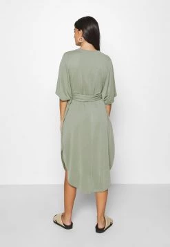 Monki Damen Jerseykleid - Kahki Green -Monki Verkäufe 2022 283dccf1cbf74df5be6e45eef4af6d71