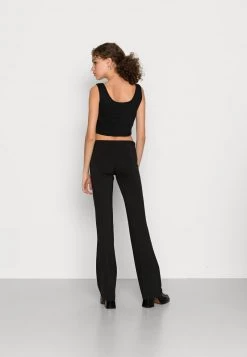 Monki Stoffhose - Black Dark | Damen -Monki Verkäufe 2022 28c84e6057a54ad38f7e75b2aa0ece8f