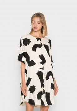 Monki Damen Blusenkleid - Yellow Dusty Light