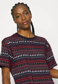 Monki T-Shirt Print - Black | Damen -Monki Verkäufe 2022 293cdd03843a4e298a6efb4d70a142b9