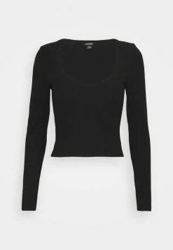 Monki Langarmshirt - Black | Damen -Monki Verkäufe 2022 2a403b2bb3ab45698aad71716d18e236