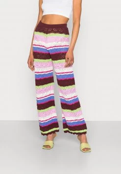 Monki Damen Stoffhose - Colorful