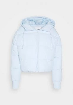 Monki Damen Winterjacke - Blue Light