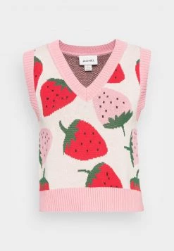 Monki Damen Strickpullover - Strawberries -Monki Verkäufe 2022 2b9e25a16a9c4ced8efae3210130243e
