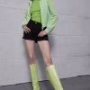Monki Damen Stiefel - Green