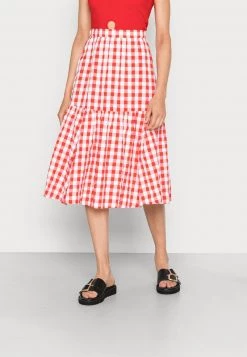 Monki Damen A-Linien-Rock - Big Gingham