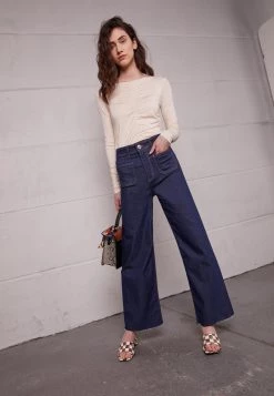 Monki Damen Pantolette Hoch - Brown Dark