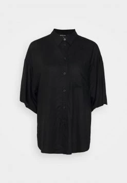 Monki Damen Hemdbluse - Black Dark -Monki Verkäufe 2022 2e2fca4d82e74f598588abeb9d352ddb