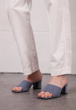 Monki Pantolette Hoch - Denim | Damen -Monki Verkäufe 2022 2ed416c4c9a3428f917a9efa252404bc