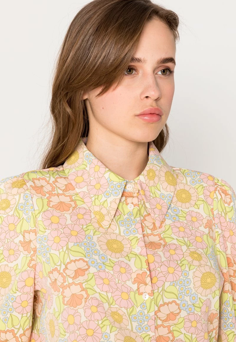 Monki Damen Hemdbluse - Retropastel 5 Monki Damen Hemdbluse - Retropastel – Bild 5