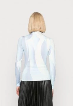Monki Damen Langarmshirt - Blue Light Spacefade -Monki Verkäufe 2022 3054cfc4c5524533a529bb12fe9566fc