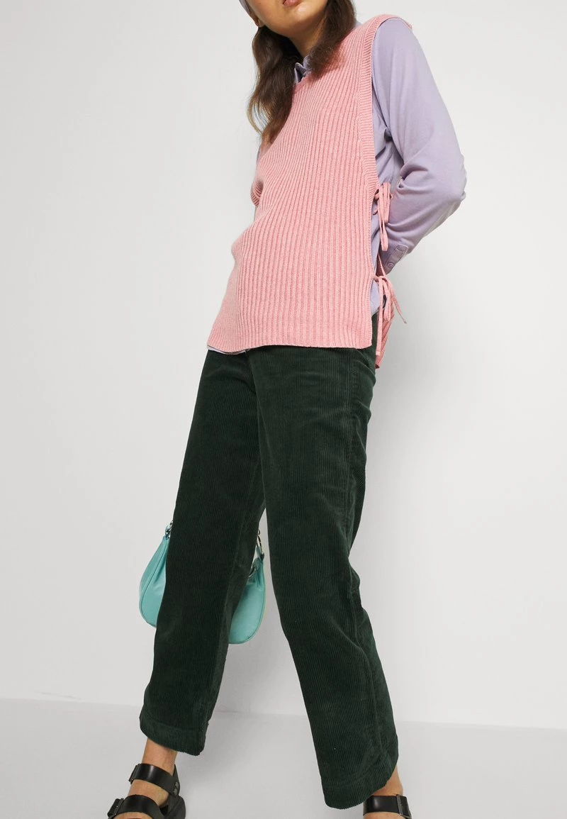 Monki Damen Stoffhose - Green Dark 4 Monki Damen Stoffhose - Green Dark – Bild 4