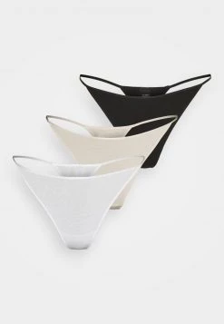 Monki Damen 3 PACK - String - Black/white/beige -Monki Verkäufe 2022 311eff5a80e54c49957f171262f3c70b