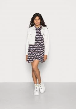 Monki Damen Freizeitkleid - Black/pink -Monki Verkäufe 2022 3123165eaf1748d59d485c6d9649766f