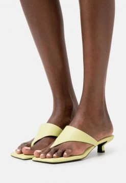 Monki Damen Pantolette Hoch - Green Light