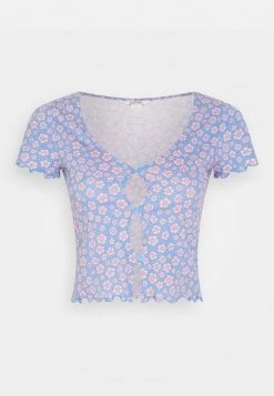 Monki Damen Strickjacke - Blue Medium -Monki Verkäufe 2022 328b67bed3d74c6a8f76662fb1e666b1