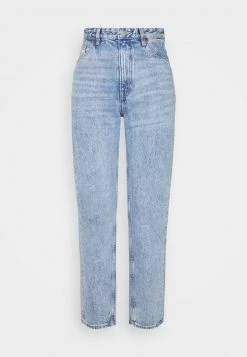 Monki Damen Jeans Straight Leg - Blue Medium Dusty -Monki Verkäufe 2022 33574cf137444c0cbac8b2cc88d8adc8