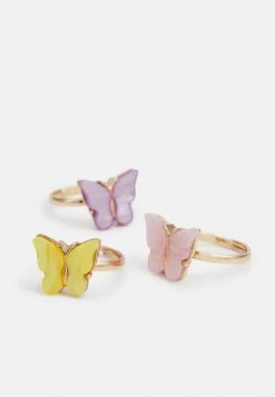 Monki Damen 3 PACK - Ring - Gold-coloured -Monki Verkäufe 2022 33c58b33b14240cbbd6750baddf9bce4