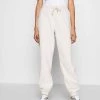 Monki Damen FANNY TROUSERS - Jogginghose - Beige