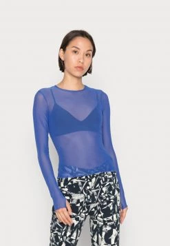 Monki Langarmshirt - Blue | Damen
