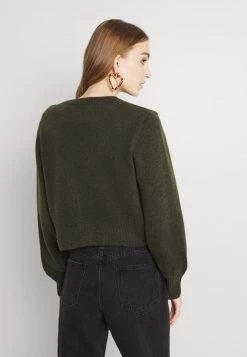 Monki Damen Strickjacke - Dark Green -Monki Verkäufe 2022 3594f59c26674debb12f7820dfd09173