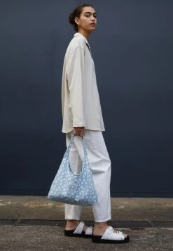 Monki Damen Shopping Bag - Blue Light