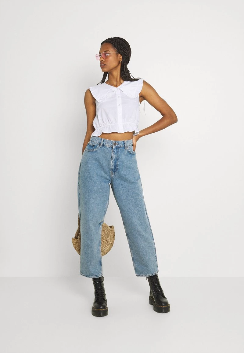 Monki Damen Bluse - White Light 2 Monki Damen Bluse - White Light – Bild 2